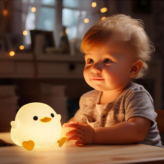 veilleuse bebe petit  canard lumiere douce